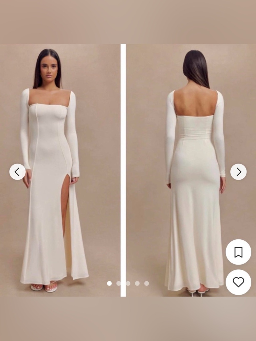 Meshki | Desirie Long Sleeve Maxi Dress